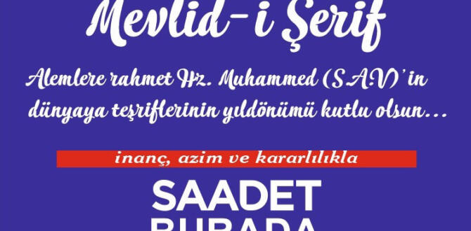 MEVLİT-İ ŞERİF DAVETİ