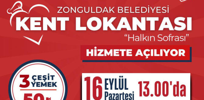 KENT LOKANTASI AÇILIYOR