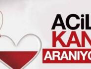 AB NEGATİF KAN ARANIYOR