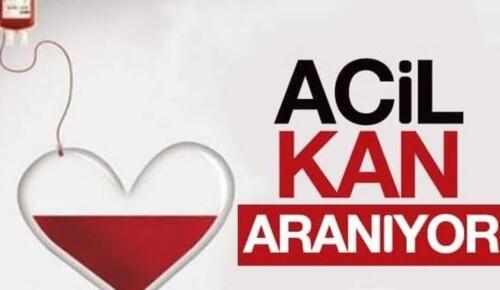 AB NEGATİF KAN ARANIYOR