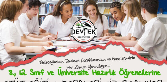 ÖĞRENCİLERE BÜYÜK DESTEK!